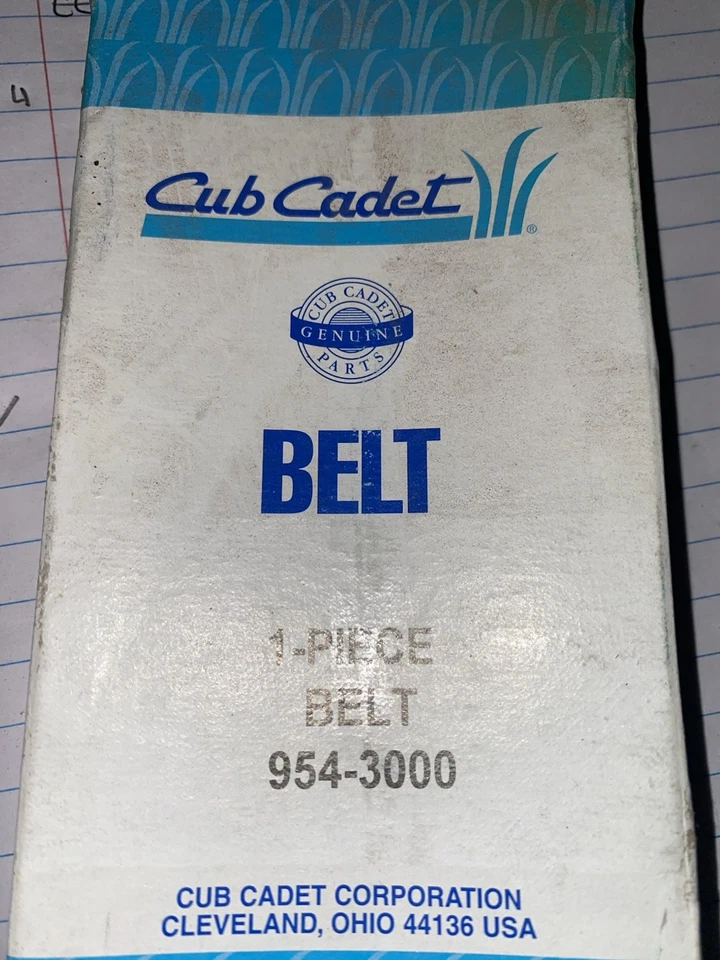 Nuevo cinturón Cub Cadet OEM 954-3000, enviado en 24 horas Foto 1 de 1