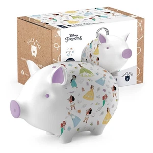 Tilly Pig Disney Princess Enchanted Ceramic Piggy Bank Kids Boys Girls Money Box - Picture 1 of 7
