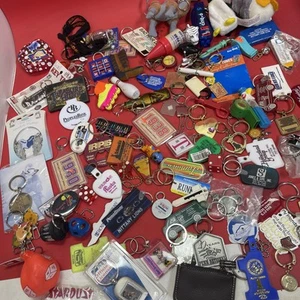 Huge keychains lot Keyrings Fobs Backpack Charms Purse Handbag Pendants. #13 - Picture 1 of 11