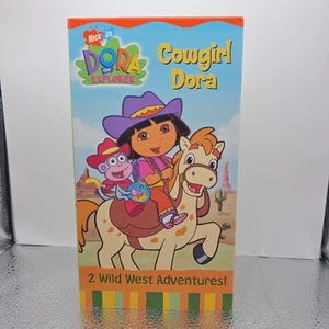 Dora the Explorer Cowgirl Dora VHS 2003 Nick Jr Nickelodeon Vintage Nostalgia - Picture 1 of 6