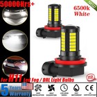 2x H11 6000K Xenon White Hid Headlight Front Foglight Lamp Bulbs 711 PGJ19-2 12v