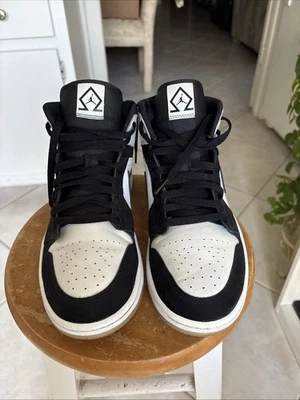 Nike Air Jordan 1 Mid SE Diamond DH6933-100 para hombre talla 10 Foto 1 de 4