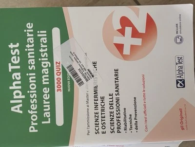 Alpha Test. Professioni sanitarie. Kit completo di preparazione: Manuale di prep - Immagine 1 di 4