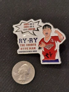 Cooperstown Baseball Trading Pin 2024 Ry-Ry The Chiefs Hypeman - Picture 1 of 2