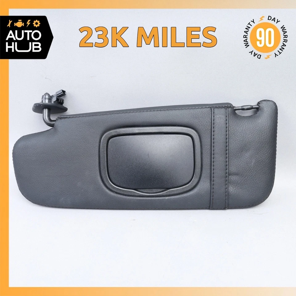 10-19 Maserati GranTurismo M145 Front Left Side Sunvisor Sun Visor Black OEM 23k - Image 1 of 4