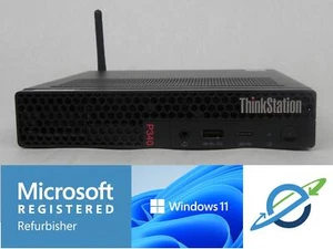 LENOVO THINKSTATION P350 TINY i7-11700T 1.40GHZ 32GB 1.02TB SSD - Windows 11 Pro - Bild 1 von 8