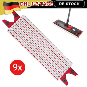 9 Stk Ersatz Wischbezug geeignet für Vileda Ultramax XL Bodenwischer Ersatzbezug - Bild 1 von 8