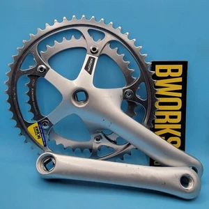 Shimano EXAGE 300EX Square Taper Crankset FC-A300 170mm BIOPACE 52/40t 130 BCD - Picture 1 of 9