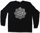 Flower Mandala Ii Long Sleeve T-Shirt Yantra Hinduism Buddhism Hindu Shiva Om