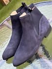Trenery Boots Blue Suede Size Uk 5  EUR 38 Good Condition