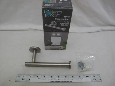 (1) NUEVO soporte para papel higiénico Gatco Level - NÍQUEL CEPILLADO - #5343 Foto 1 de 4