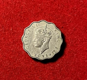 Seychelles 1944 10 Cents Copper-Nickel Coin KM#1 36K Mintage T2969 - Picture 1 of 2