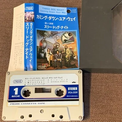 THREE DOG NIGHT Coming Down Your Way JAPAN CASSETTE TAPE IPZA-3559 w/PS (halls) - Image 1 of 4