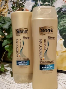 Suave Professionals Moroccan Infusion SHINE Shampoo & Conditioner AUTHENTIC NEW - Picture 1 of 2