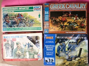 ESCI ERTL NATO Pilots Greek Confederate Infantry Mexican , 4 Kits,,Toy Figures - Picture 1 of 24