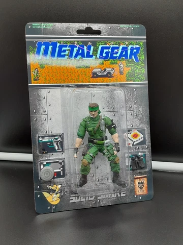 Custom Metal Gear Solid Snake Action Figure Cover