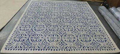 BLUE / IVORY 8' X 8' Square Back Stain Rug, Reduced Price 1172625910 CAM123G-8SQ - Image 1 of 4