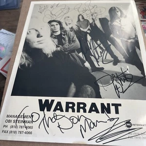 WARRANT Missisippi Nights concert poster AUTOGRAPHED - Picture 1 of 6