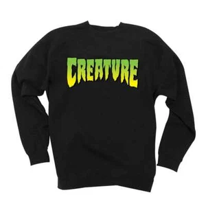 Creature Skateboards "Logo" Long Sleeve Tee (Black) Skate T-Shirt - Picture 1 of 2