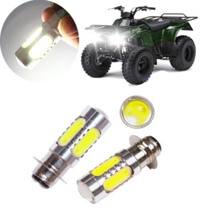 2x 6000K LED Super White Headlight Bulb For Honda TRX Rancher Foreman FourTrax - Picture 1 of 8