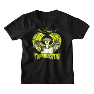 Bride of Frankenstein Heart Kids T Shirt - Picture 1 of 3