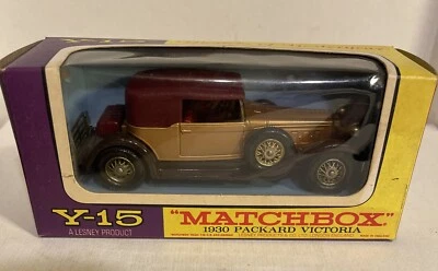 Vintage Matchbox Y-15 Models Of Yesteryear 1930 Packard Victoria Car New In Box - Image 1 of 4