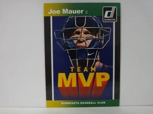 Joe Mauer #7 2014 del equipo Panini Donruss Jugador Más Valioso - Imagen 1 de 2