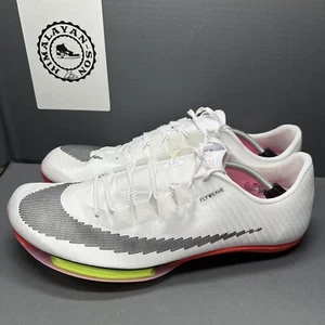 Nike Air Zoom Maxfly Rawdacious White Track/ Field DJ5261-100 Men Sz 15 W Spike - Picture 1 of 13