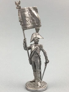 Napoleonic metal toy soldier 54 mm, Polish Eagle Bearer, Highly detailed figure - Picture 1 of 11