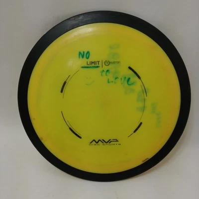 MVP Discs Patent Pending Neutron Limit  - 175g - Yellow Disc Golf Rare OOP Good - Image 1 of 4