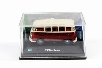 Hobby Master VW Bus Samba Diecast Model 1:87 Red Cream Classic Van - Image 1 of 4