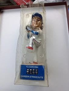 Yu Darvish K Counter Texas Rangers Bobblehead tappo blu nuovo con scatola - Foto 1 di 3