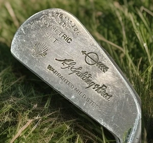 A.G. Spalding & Bros Symetric 2 Iron Wood Shaft 175-185 Yds 38.5” RH - Picture 1 of 19