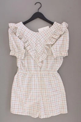 The New Society Dylan Jumpsuit für Damen Gr. 38, M kariert neu mit Etikett creme - Bild 1 von 4