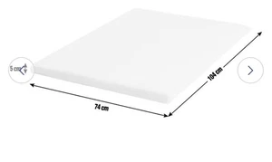 Cuggl Travel Cot Mattress 74x104x5 Cm - New - Picture 1 of 2