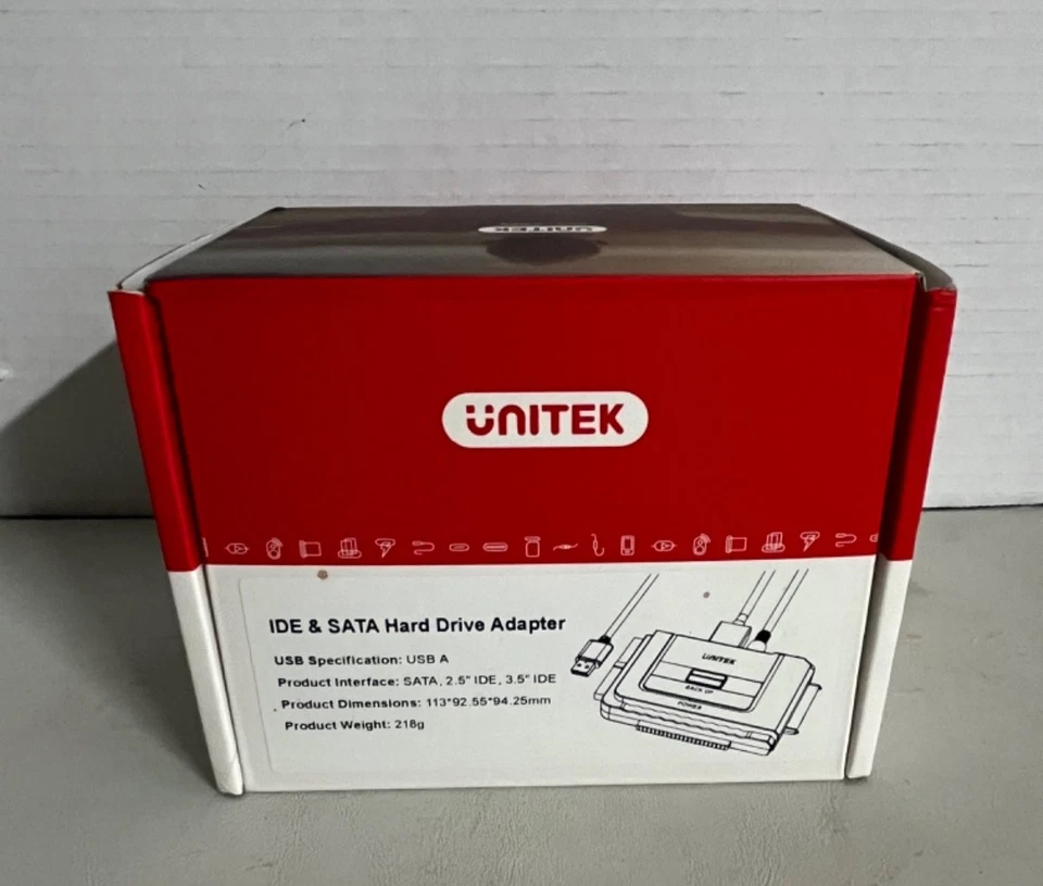 Unitek SATA/IDE to USB 3.0 Adapter, IDE Hard Drive Adapter Kit Recovery Conve... - Image 1 of 3