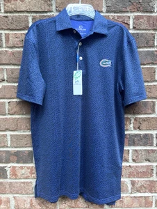 NWT Florida Gators Southern Tide Mens Small Blue Performance Polo Shirt $99.50 - Picture 1 of 8