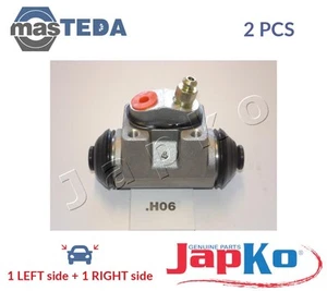 67H06 DRUM WHEEL BRAKE CYLINDER PAIR REAR JAPKO 2PCS NEW OE REPLACEMENT - Picture 1 of 5
