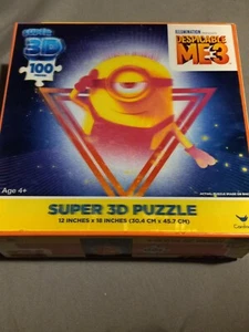 DESPICABLE ME3 Super 3D Puzzle 18 Zoll x 12 Zoll - Neu im Karton Disney Pixar - Bild 1 von 2