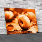 Apple Fruit A Minimalist Guide Orange Canvas Print Large Picture Wall Art