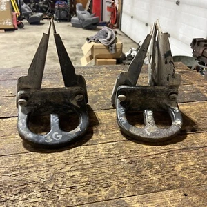 PAIR 2003-2018 Dodge Ram 1500 2500 3500 OEM Factory Tow Hooks Hook 52020587AB - Picture 1 of 9