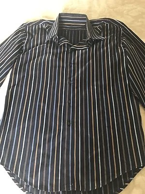 Camisa a rayas para hombre ZARA talla XL Foto 1 de 4