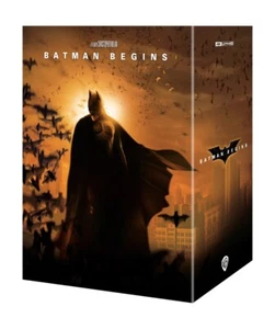 Batman Begins 4K Blu-ray Steelbook Manta Lab Exclusive ME#53 One Click Box Set - Picture 1 of 11