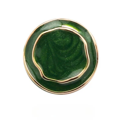 6pc Round Buttons Floral Shank Material for Overcoat Jacket Decoration DIY Craft - Image 1 of 4