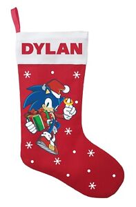 Sonic the Hedgehog Christmas Stocking, Sonic Stocking, Sonic Christmas Gift