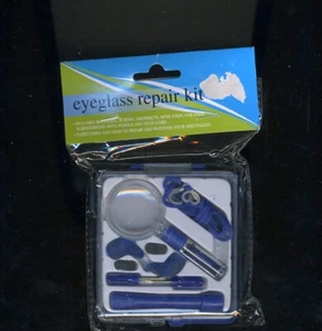 NEW EYE GLASS REPAIR KIT FOR GLASSES OR SMALL FIXES SCREWS GROMMETS NOSE PAD#521 - Picture 1 of 1