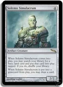 Simulacre solennel - Solemn simulacrum - Mirrodin - Magic Mtg - Good / Exc - Picture 1 of 1