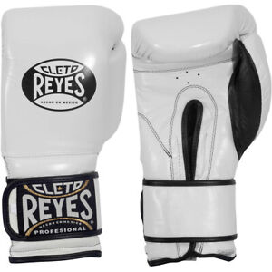 Cleto Reyes Youth Hook and Loop Boxing Gloves - White
