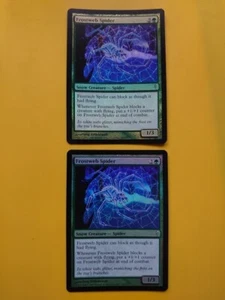 Frostweb Spider x2 Coldsnap. FOIL Rare. MTG 2 Card as pictured - Picture 1 of 4