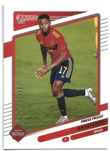 21-22 Panini Donruss Press Proof /349 Ansu Fati #146 - Picture 1 of 1